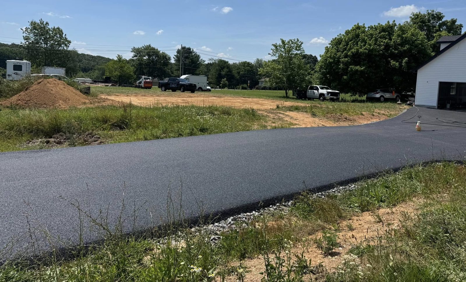 Tar & Chip Paving by D&H Paving in Frederick County, MD