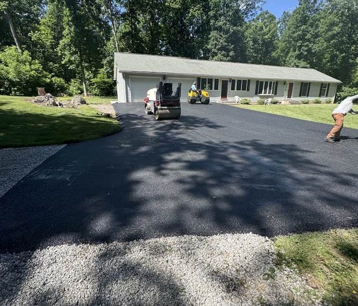 Tar & Chip Driveway Paving by D&H Paving in Frederick County, MD